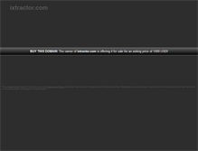 Tablet Screenshot of ixtractor.com